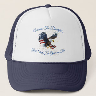 Casquette L'Amérique le beau drapeau de l'aigle à chapeau de