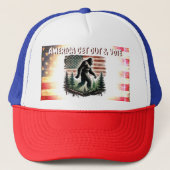 CASQUETTE L'AMÉRIQUE SORT ET VOTE (Devant)