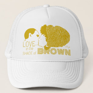 Casquette L'AMOUR Brown dans l'OR