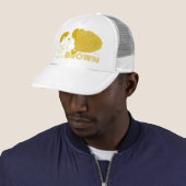 Casquette L'AMOUR Brown dans l'OR (En situation)