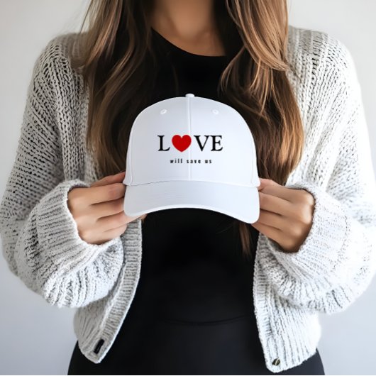 Casquette L'amour élégant nous sauvera