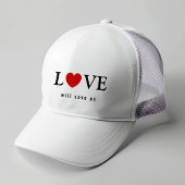 Casquette L'amour élégant nous sauvera