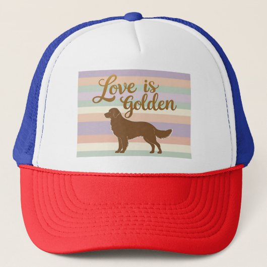 Casquette L'amour est doré (Devant)