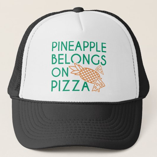 Casquette L'Ananas Appartient À La Pizza (Devant)