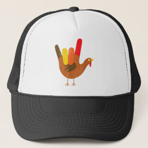 Casquette Langue des signes américaine Je t'aime Thanksgivin
