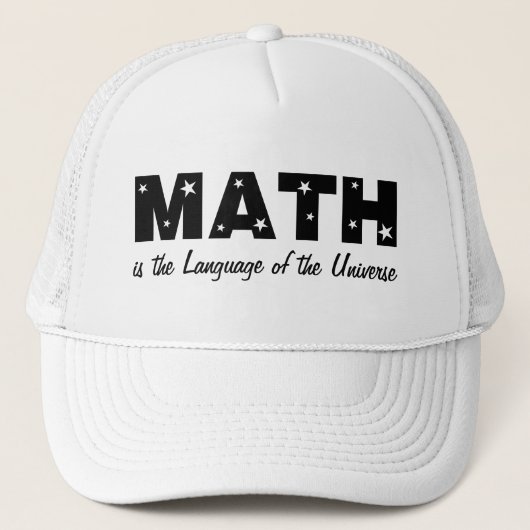 Casquette Langue Mathématique De L'Univers (Devant)