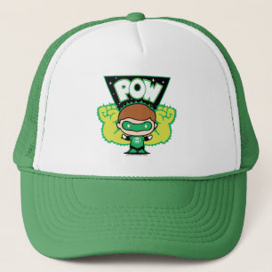 Casquette Lanterne verte Chibi Formant Des Poings Géants