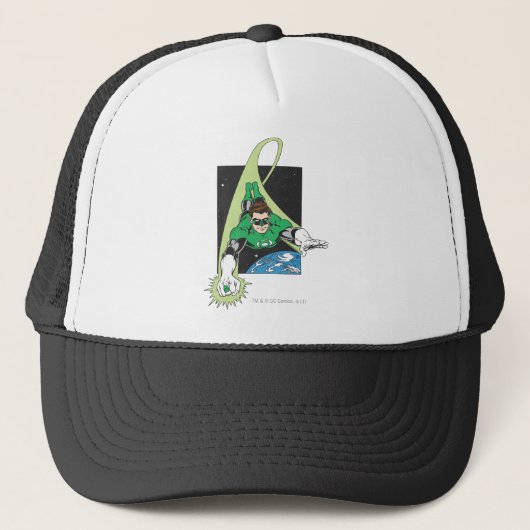 Casquette Lanterne verte dans l'espace (Devant)