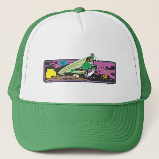 Casquette Lanterne verte dans l'espace (Devant)