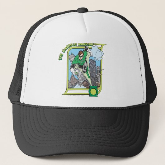 Casquette Lanterne verte - Le Guerrier émeraude (Devant)