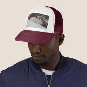 Casquette Lapin neigeux (En situation)