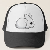 Casquette Lapin timide mignon (Devant)