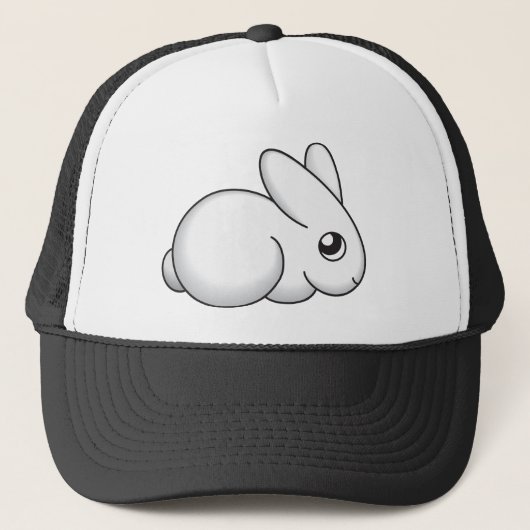 Casquette Lapin timide mignon (Devant)