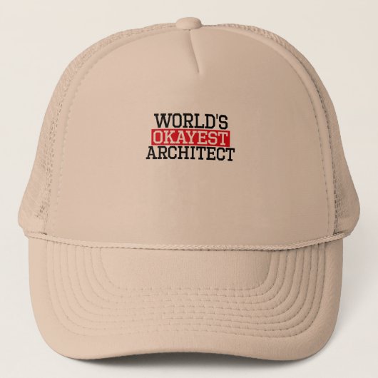 Casquette l'architecte okayest du monde, #architect (Devant)