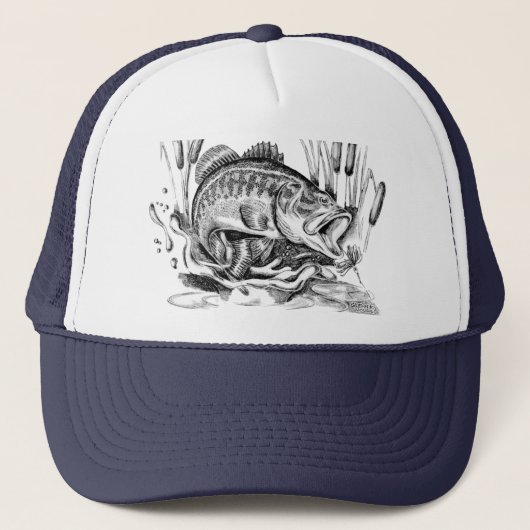 Casquette Largemouth bass (Devant)