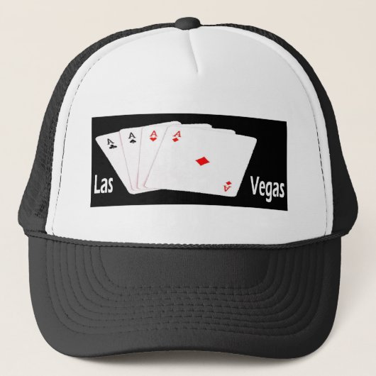 Casquette Las Vegas 4 As pour le joueur! (Devant)