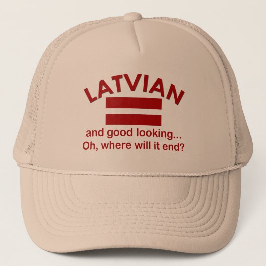 Casquette Latvian beau (Devant)