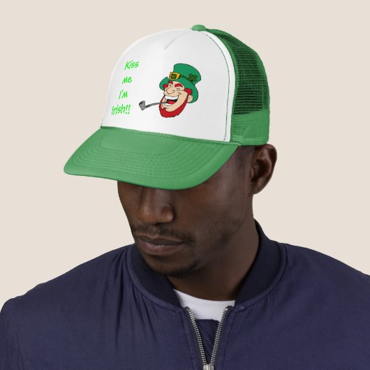 Casquette Laughing Leprechaun St Patrick's Day (En situation)