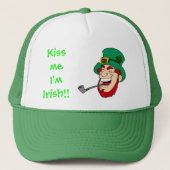 Casquette Laughing Leprechaun St Patrick's Day (Devant)