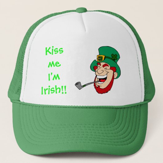 Casquette Laughing Leprechaun St Patrick's Day (Devant)