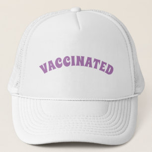 Casquette Lavande et blanc vaccinés