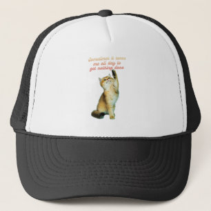 Casquette Lazy Amoureux des chats Funny Cute Cat