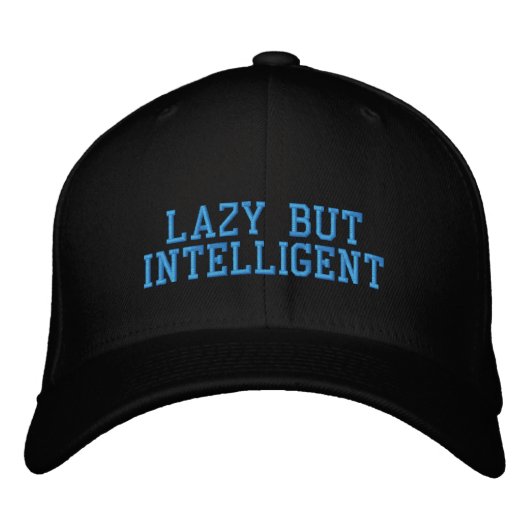 CASQUETTE LAZY MAIS INTELLIGENT par LBI APPAREL (Devant)