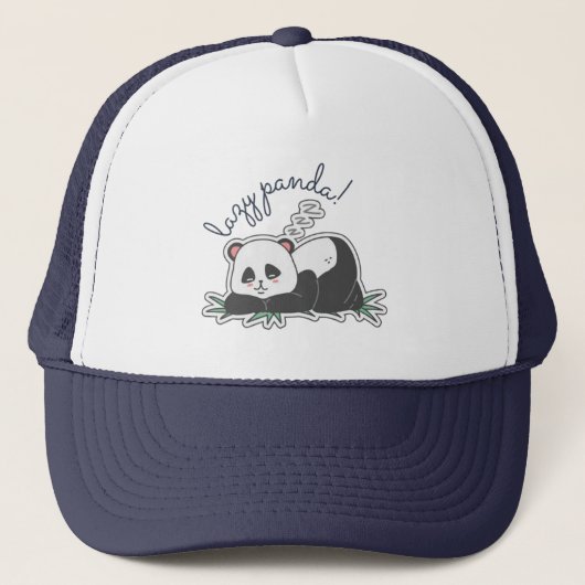 Casquette Lazy Panda (Devant)