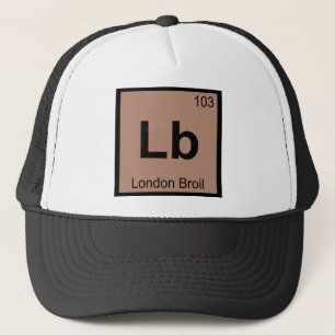 Casquette Lb - Chimie Grillade de Londres Symbole du tableau
