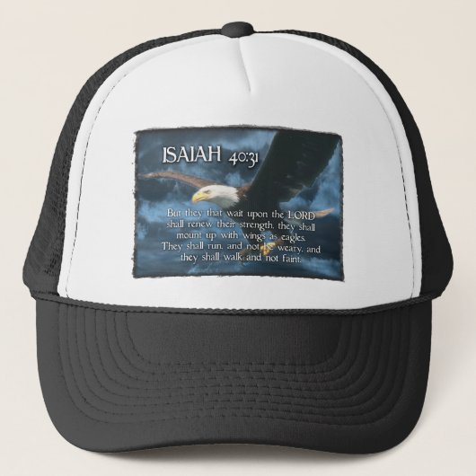 Casquette Le 40:31 d'ISAÏE montent avec des ailes comme (Devant)