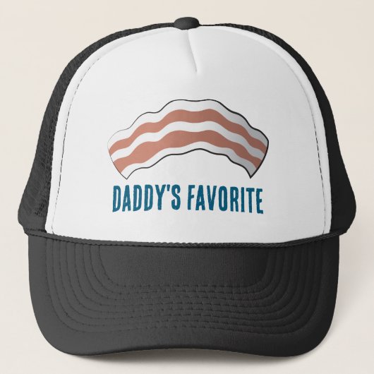 Casquette Le bacon préféré de papa (Devant)