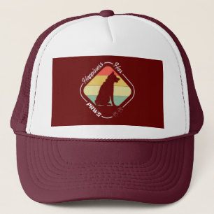 Casquette Le bonheur a des pattes design