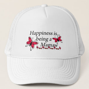 Casquette Le bonheur est d'être un papillon Mamaw