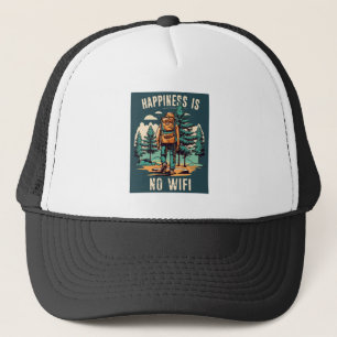 Casquette Le Bonheur N'Est Pas Un Backpacking Wifi