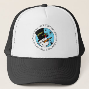Casquette Le bonhomme de neige l'a laissé neiger