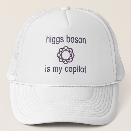 Casquette Le boson de Higgs est mon humour pilote de (Devant)