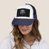 Casquette Le caducée argenté de RN d'infirmier autorisé (En situation)