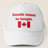 Casquette Le Canada ne peut pas acheter de chapeau de camion (Devant)