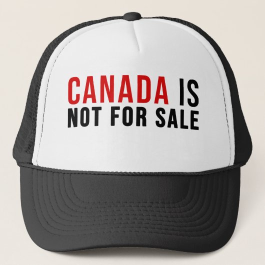 Casquette Le Canada n'est pas à vendre (Devant)