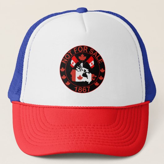 CASQUETTE LE CANADA N'EST PAS EN VENTE (Devant)