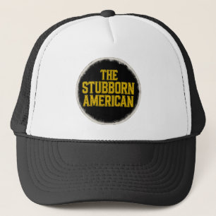 Casquette Le Casque Américain Têtu à Emblème Gras