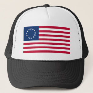 Casquette Le Cercle d'étoiles, Drapeau américain par Betsy R
