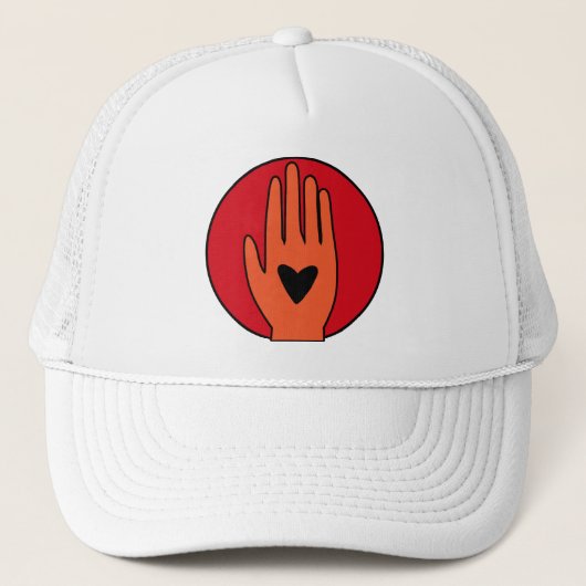 Casquette Le cessez-le-feu maintenant main la conception gra (Devant)