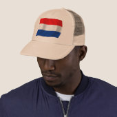 Casquette Le chapeau au drapeau des Pays-Bas (En situation)