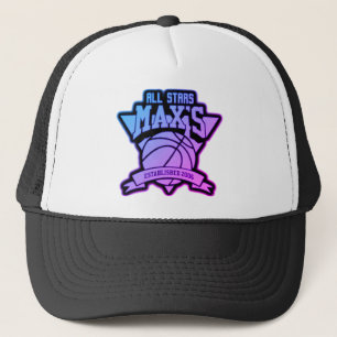 Casquette Le chapeau du camionneur de logos rayonnant de Max