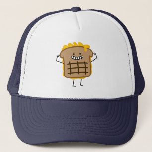Casquette Le cheddar grillé de sandwich à fromage a grill
