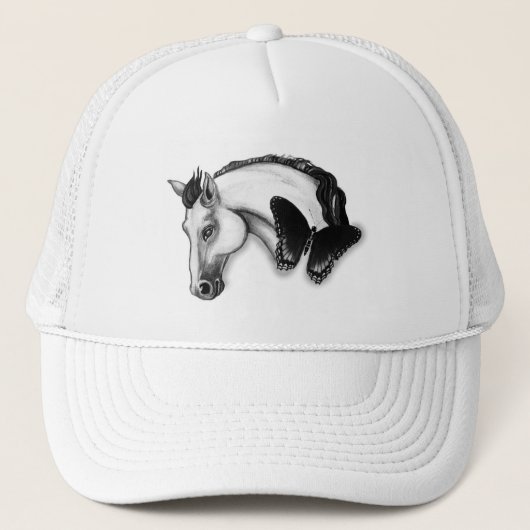 Casquette Le Cheval blanc et le papillon (Devant)