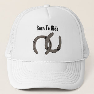 Casquette Le cheval gris chausse né pour monter