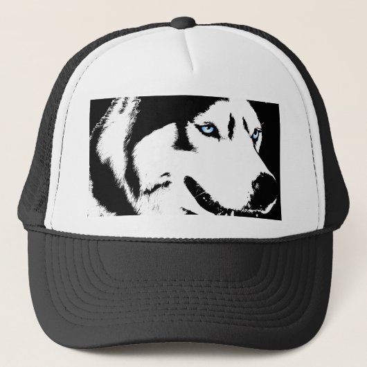 Casquette Le chien de traîneau couvre le cadeau de (Devant)