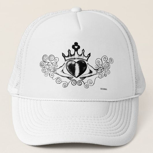 Casquette Le Claddagh (noir) (Devant)